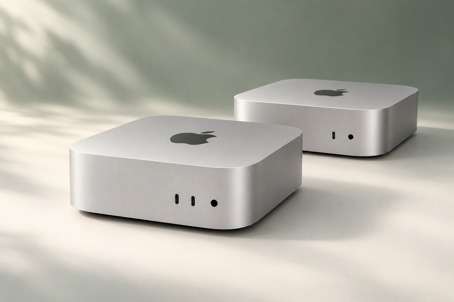 Mac mini 主机产品示意，非设备实拍